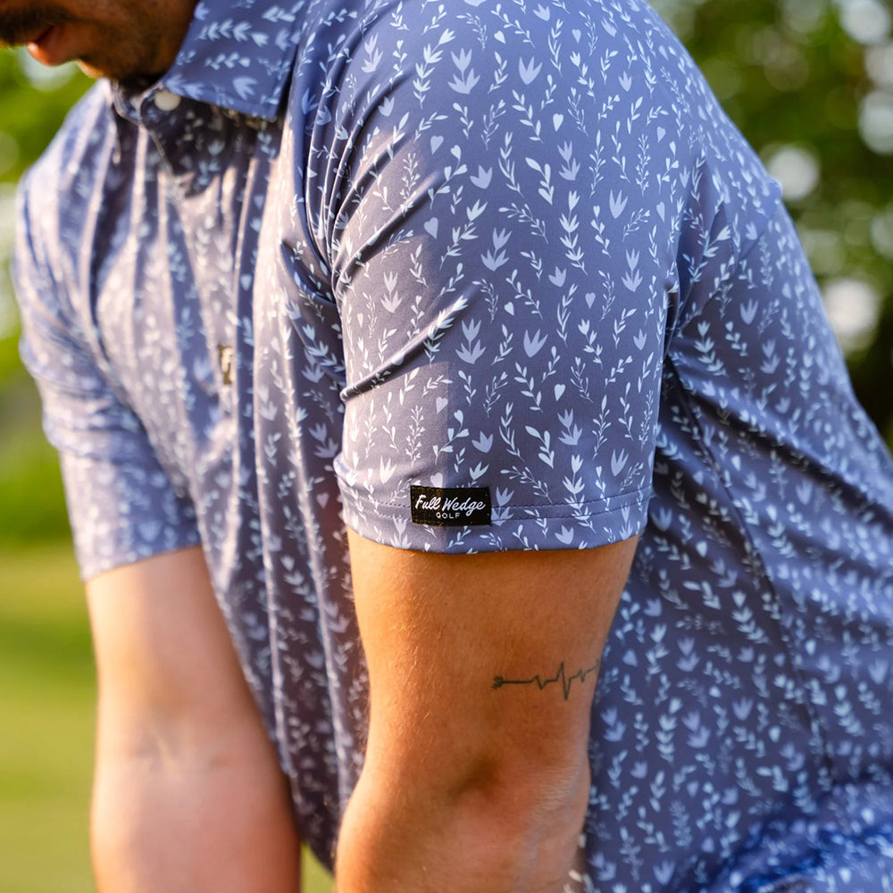 Full Wedge Golf La Fleur Men's Polo