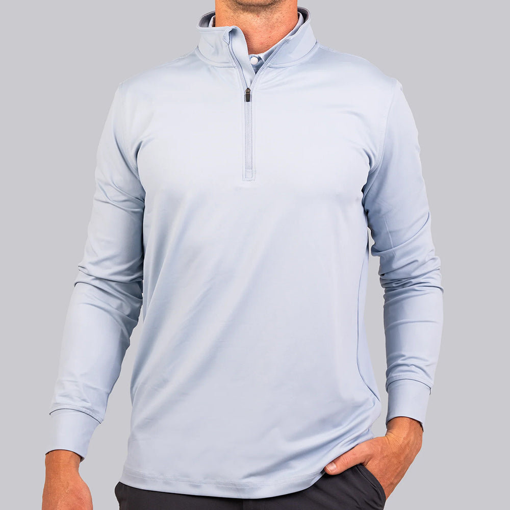 Full Wedge Golf Men's Morning Blue Q-Zip