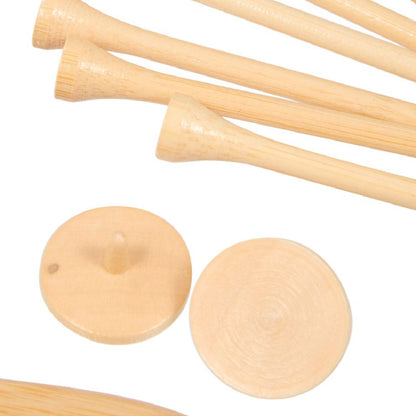 Bamboo Golf Tee Set with Pouch