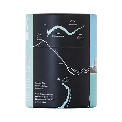 Canadian Landscape Glass Tumbler - 12 oz.