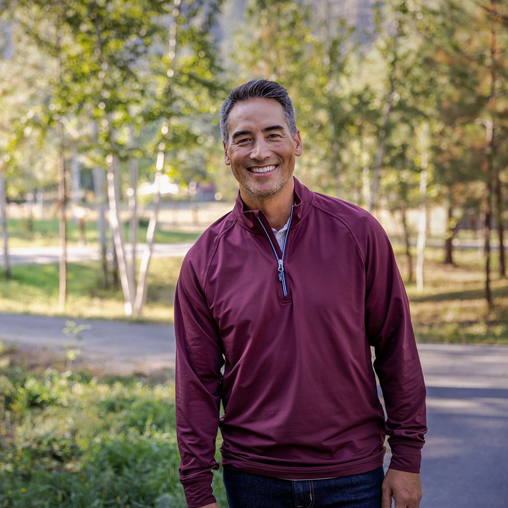 Cutter & Buck Men's Eco Quarter-Zip Pullover