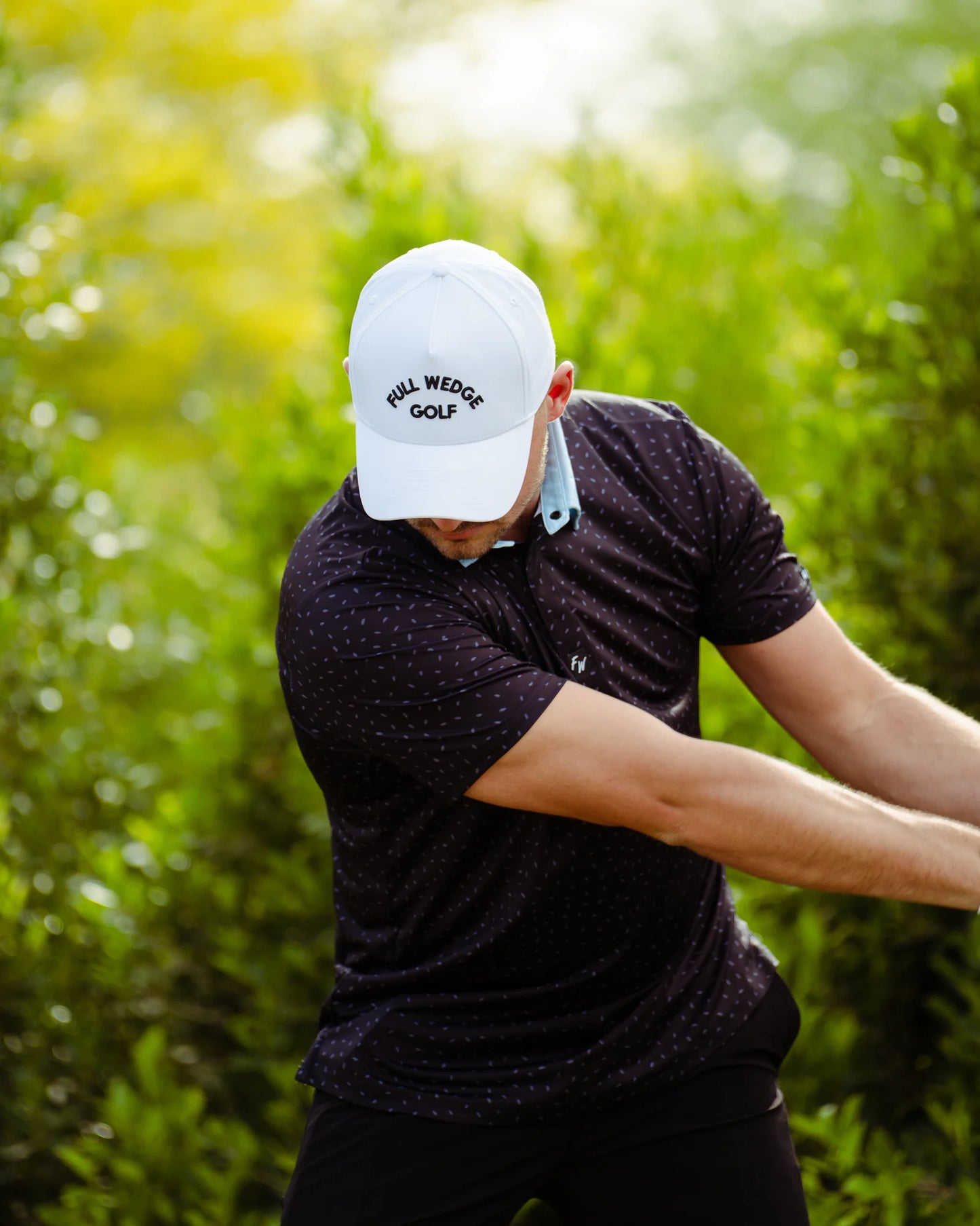 Full Wedge Golf Men's Patterned Polo