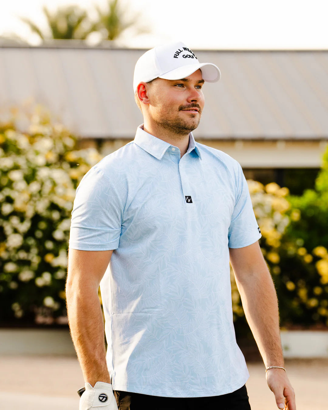 Full Wedge Golf Men's Patterned Polo