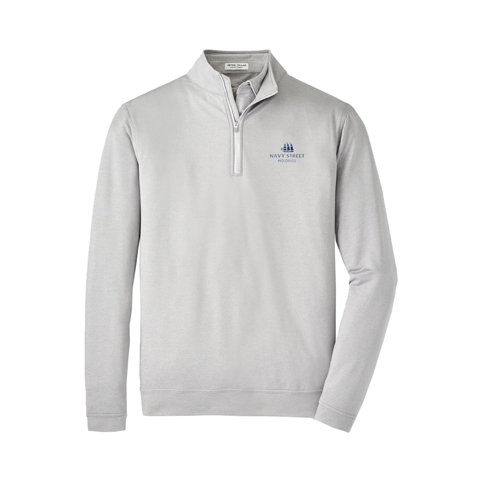 Peter Millar Men’s Perth Mélange Performance Quarter-Zip Pullover