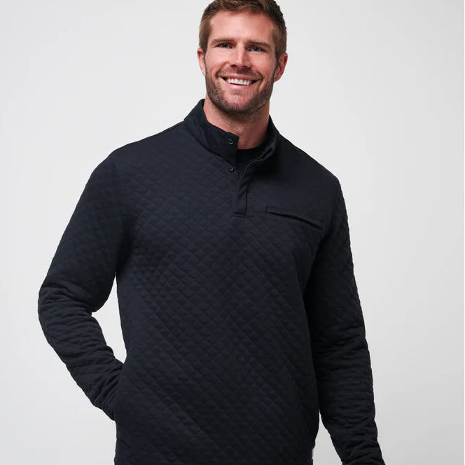 TravisMathew Men’s Quarter-Zip Pullover